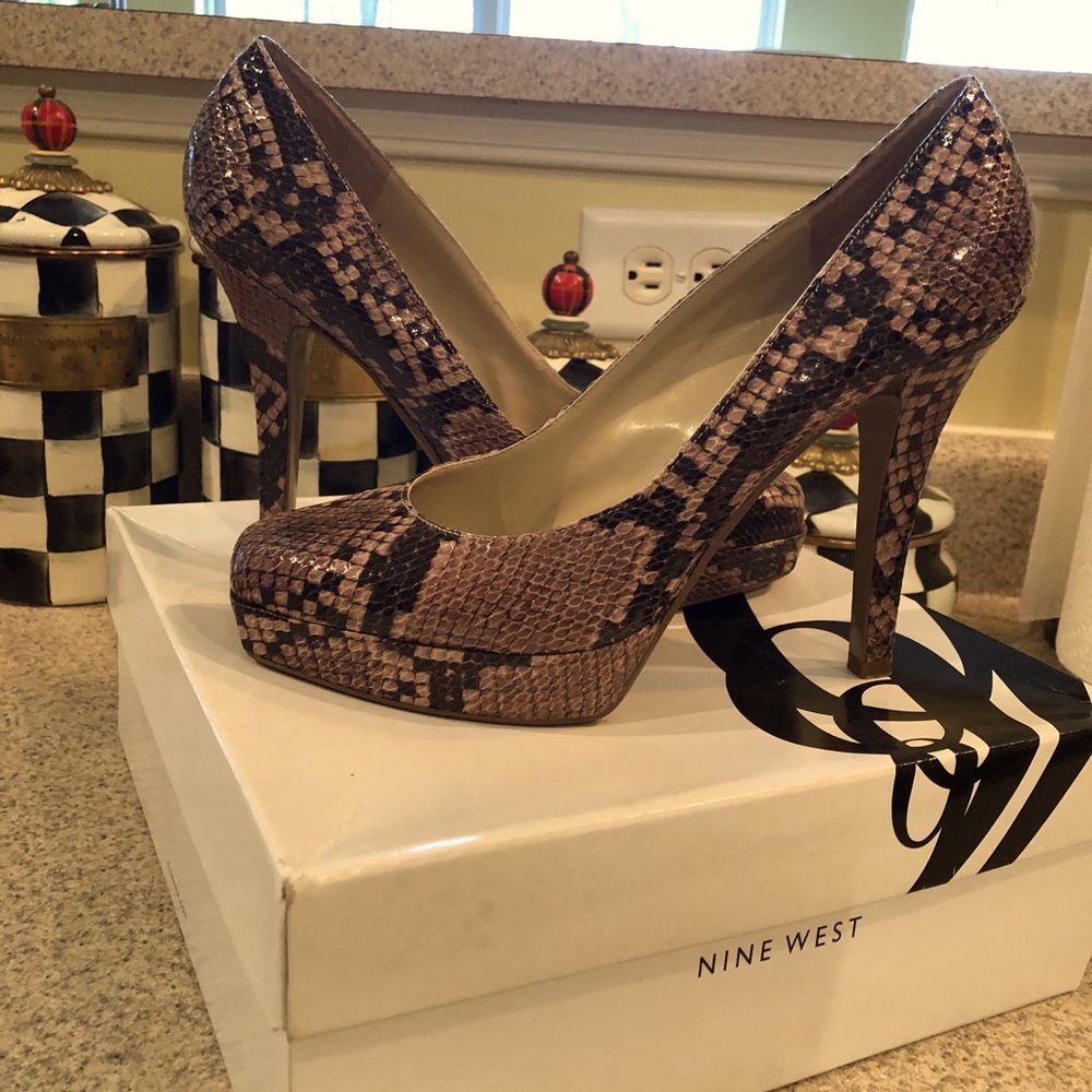 Faux snakeskin